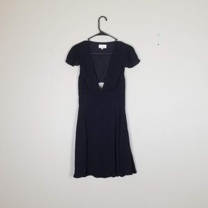 Aritzia Sunday Best LBD Open Back V Neck Dress 6